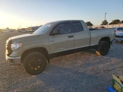 Toyota Tundra Double cab sr Vehiculos salvage en venta: 2017 Toyota Tundra Double Cab SR