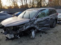 Vehiculos salvage en venta de Copart Waldorf, MD: 2018 Toyota Highlander SE