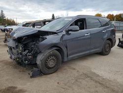 Salvage cars for sale from Copart Bowmanville, ON: 2017 Hyundai Santa FE SE