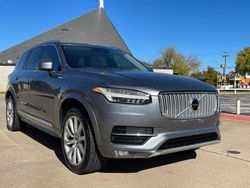 Volvo xc90 salvage cars for sale: 2016 Volvo XC90 T6