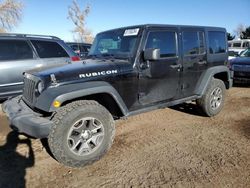 Jeep Wrangler salvage cars for sale: 2015 Jeep Wrangler Unlimited Rubicon