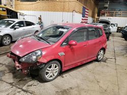 Honda FIT salvage cars for sale: 2007 Honda FIT S