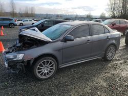 Mitsubishi Lancer salvage cars for sale: 2010 Mitsubishi Lancer Ralliart