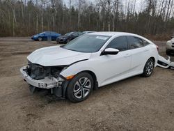 Honda salvage cars for sale: 2018 Honda Civic LX