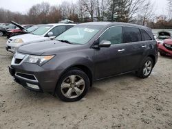 Salvage cars for sale from Copart North Billerica, MA: 2010 Acura MDX Technology