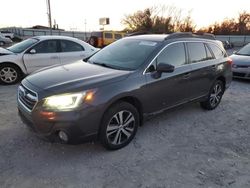 Subaru Outback salvage cars for sale: 2018 Subaru Outback 3.6R Limited