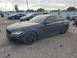 BMW 5 Series salvage cars for sale: 2022 BMW 530 I