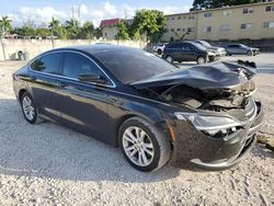 Chrysler 200 salvage cars for sale: 2016 Chrysler 200 Limited