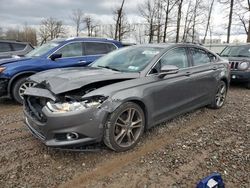 Salvage cars for sale from Copart Central Square, NY: 2013 Ford Fusion Titanium