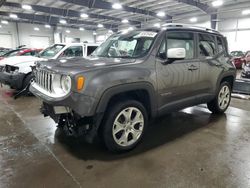 Jeep Renegade salvage cars for sale: 2016 Jeep Renegade Limited