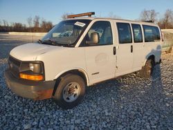 Chevrolet Express salvage cars for sale: 2003 Chevrolet Express G3500