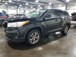 Toyota Highlander Vehiculos salvage en venta: 2014 Toyota Highlander XLE