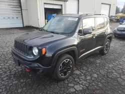 Jeep Renegade salvage cars for sale: 2017 Jeep Renegade Trailhawk