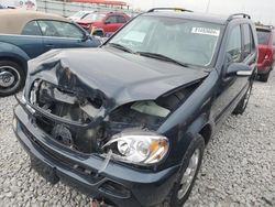 Mercedes-Benz m-Class salvage cars for sale: 2002 Mercedes-Benz ML 320