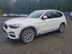 BMW x3 salvage cars for sale: 2018 BMW X3 XDRIVE30I