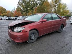 Toyota Camry salvage cars for sale: 2005 Toyota Camry LE