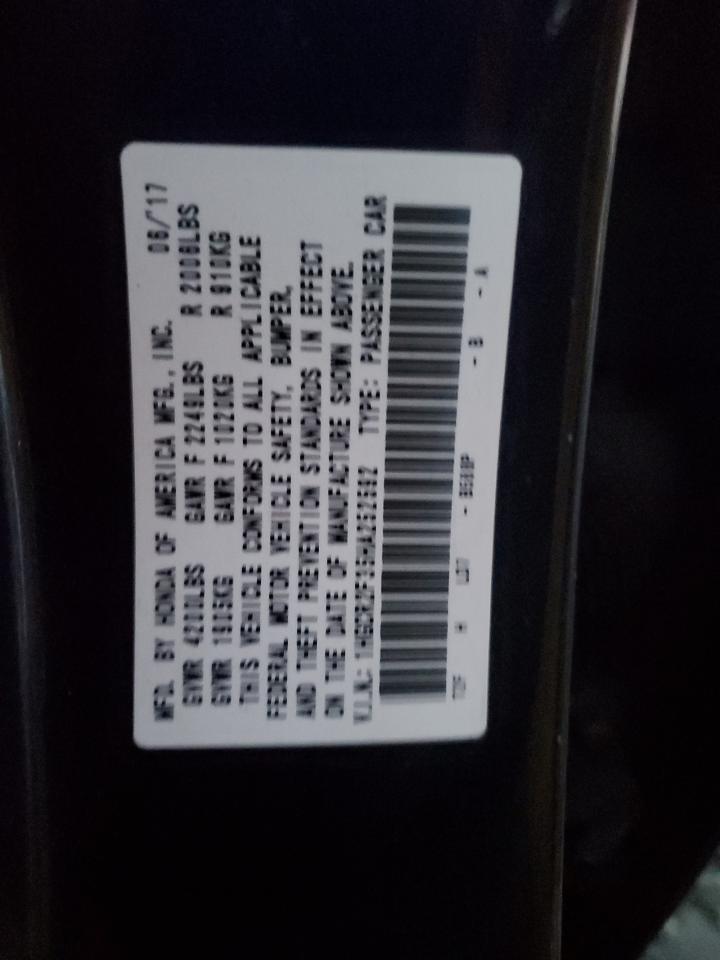 2017 Honda Accord lx