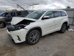 Toyota Highlander salvage cars for sale: 2017 Toyota Highlander SE