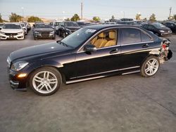 Mercedes-Benz salvage cars for sale: 2012 Mercedes-Benz C 250