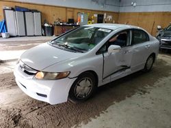 Salvage cars for sale from Copart Kincheloe, MI: 2011 Honda Civic Hybrid