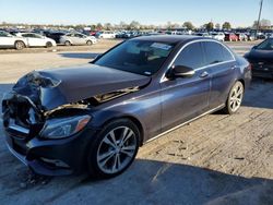 Mercedes-Benz salvage cars for sale: 2015 Mercedes-Benz C300