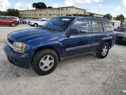 Chevrolet Trailblzr salvage cars for sale: 2004 Chevrolet Trailblazer LS