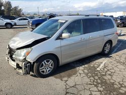 Honda Odyssey ex salvage cars for sale: 2005 Honda Odyssey EX