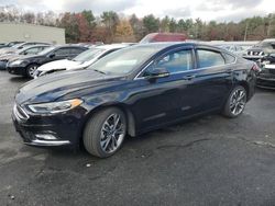 Salvage cars for sale from Copart Exeter, RI: 2017 Ford Fusion Titanium