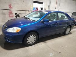 Toyota Corolla salvage cars for sale: 2008 Toyota Corolla CE