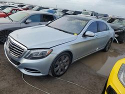 Mercedes-Benz salvage cars for sale: 2015 Mercedes-Benz S 550