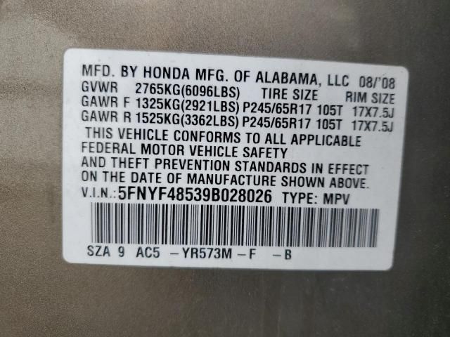 2009 Honda Pilot EXL