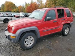 Jeep Liberty salvage cars for sale: 2003 Jeep Liberty Sport