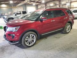 Ford Explorer salvage cars for sale: 2018 Ford Explorer Limited