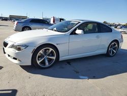 BMW 6 Series salvage cars for sale: 2008 BMW 650 I