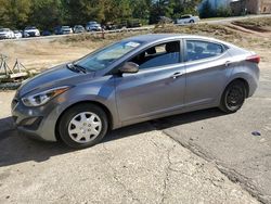 Salvage cars for sale from Copart Gaston, SC: 2016 Hyundai Elantra SE