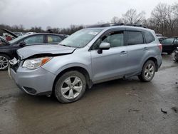 Salvage cars for sale from Copart Ellwood City, PA: 2015 Subaru Forester 2.5I Limited