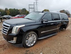 Cadillac Escalade salvage cars for sale: 2017 Cadillac Escalade ESV Luxury