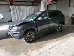 Jeep salvage cars for sale: 2018 Jeep Compass Trailhawk