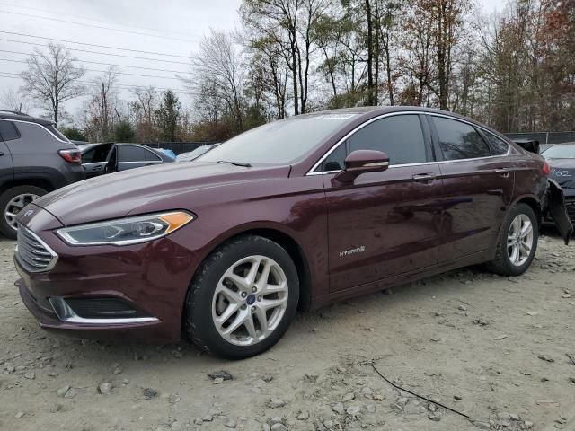 2018 Ford Fusion SE Hybrid