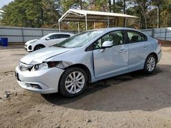 Honda Civic salvage cars for sale: 2012 Honda Civic EX