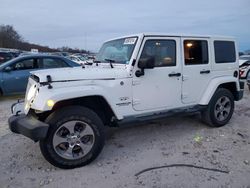 Jeep salvage cars for sale: 2017 Jeep Wrangler Unlimited Sahara