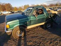 Ford Bronco salvage cars for sale: 1988 Ford Bronco U100