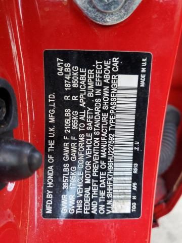 2017 Honda Civic Sport Touring