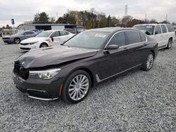 BMW salvage cars for sale: 2016 BMW 740 I