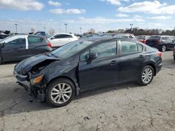 Honda Civic salvage cars for sale: 2012 Honda Civic EX