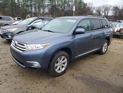 Toyota Highlander salvage cars for sale: 2011 Toyota Highlander Base