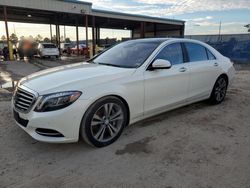 Mercedes-Benz s-Class salvage cars for sale: 2015 Mercedes-Benz S 550 4matic