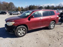 Toyota Highlander salvage cars for sale: 2008 Toyota Highlander