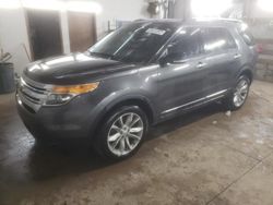 Salvage cars for sale from Copart Pekin, IL: 2015 Ford Explorer XLT