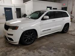 Jeep Grand Cherokee salvage cars for sale: 2018 Jeep Grand Cherokee Overland